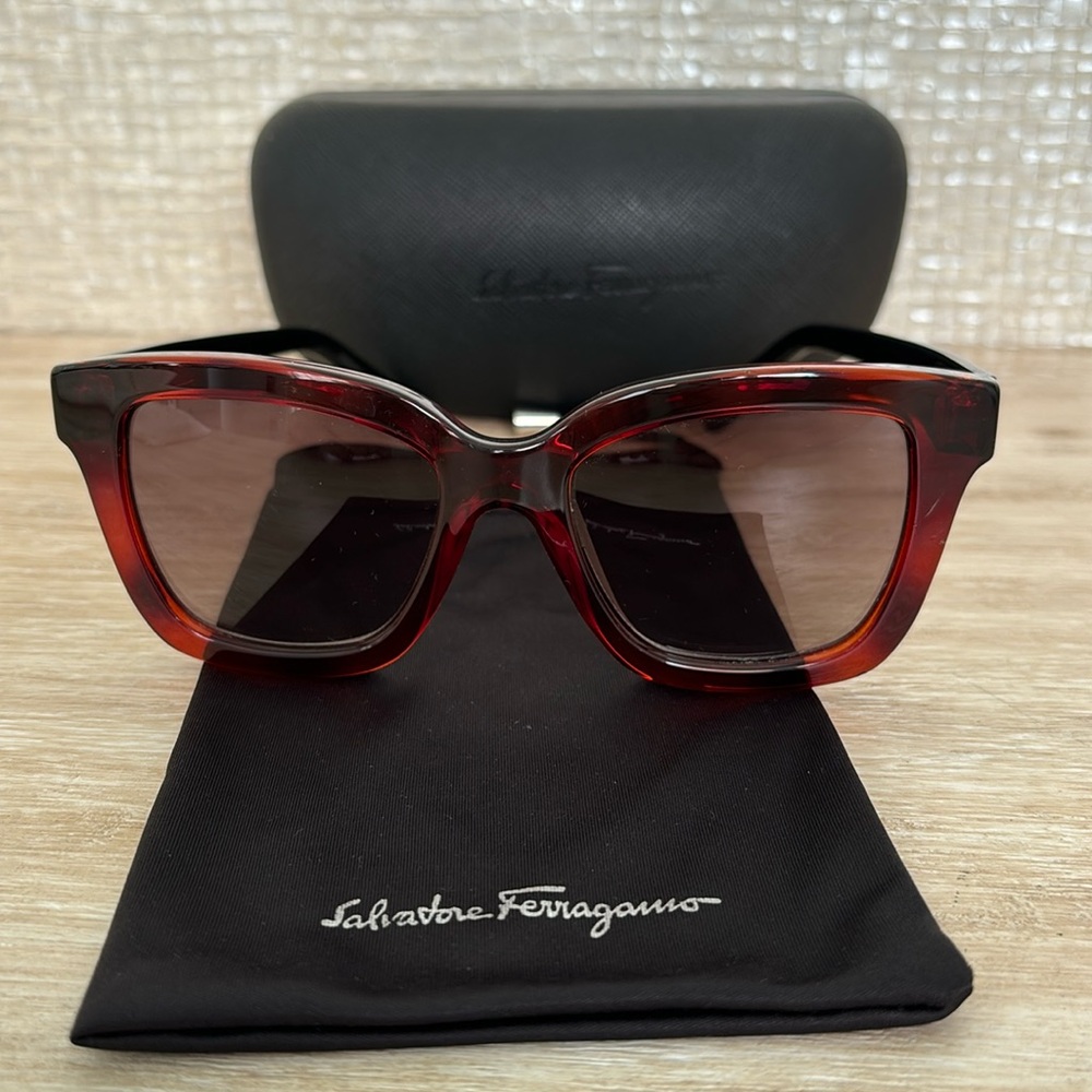 Salvatore Ferragamo sunglasses -Like new!!!